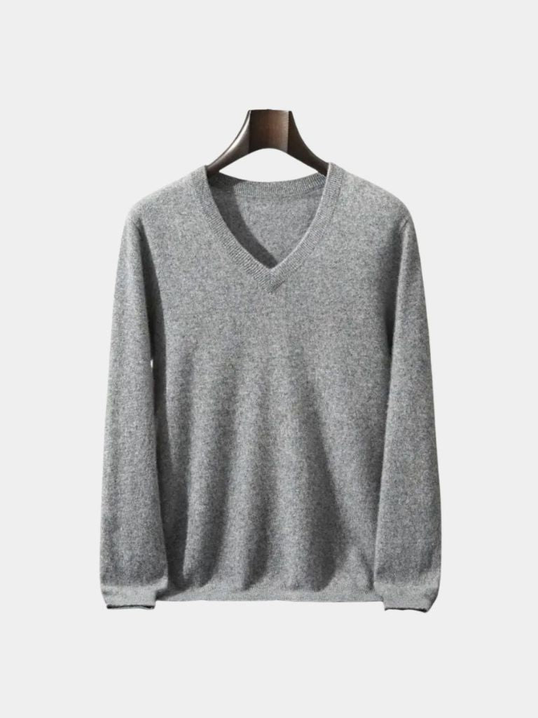 Cashmere V Neck Knitwear Sweater