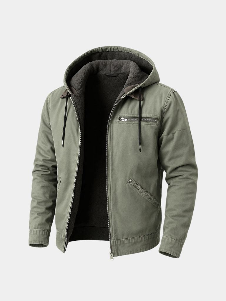Essential Hooded Work Jacket