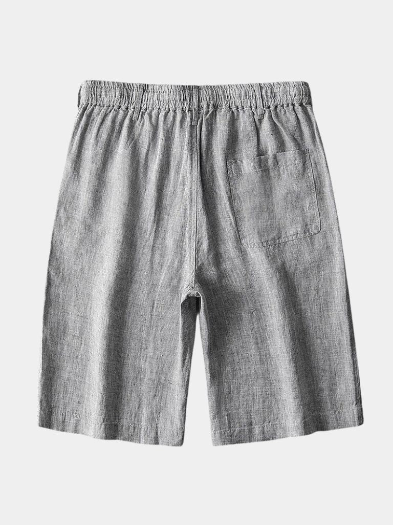 Gris Mariner Linen Shorts