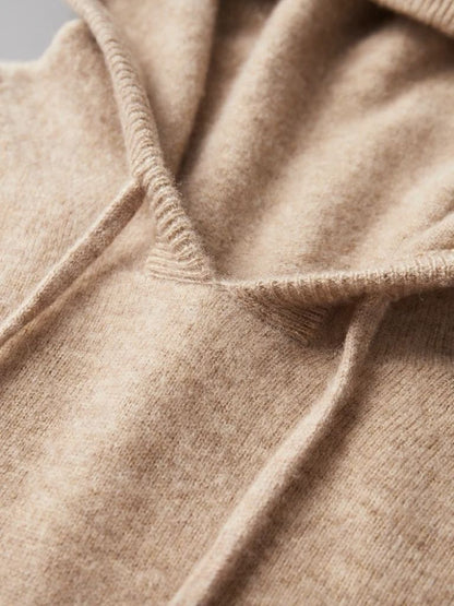 100% Cashmere Hooded Sweater