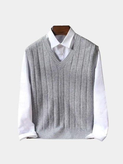 100% Merino Wool Pullover Sweater Vest