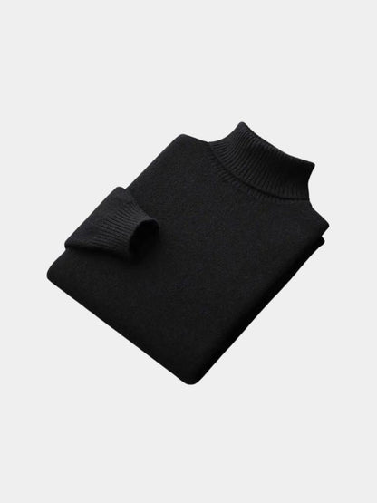 100% Merino Wool Turtleneck Sweater
