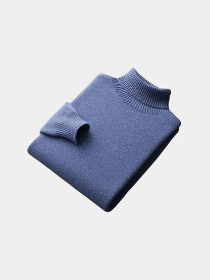 100% Merino Wool Turtleneck Sweater
