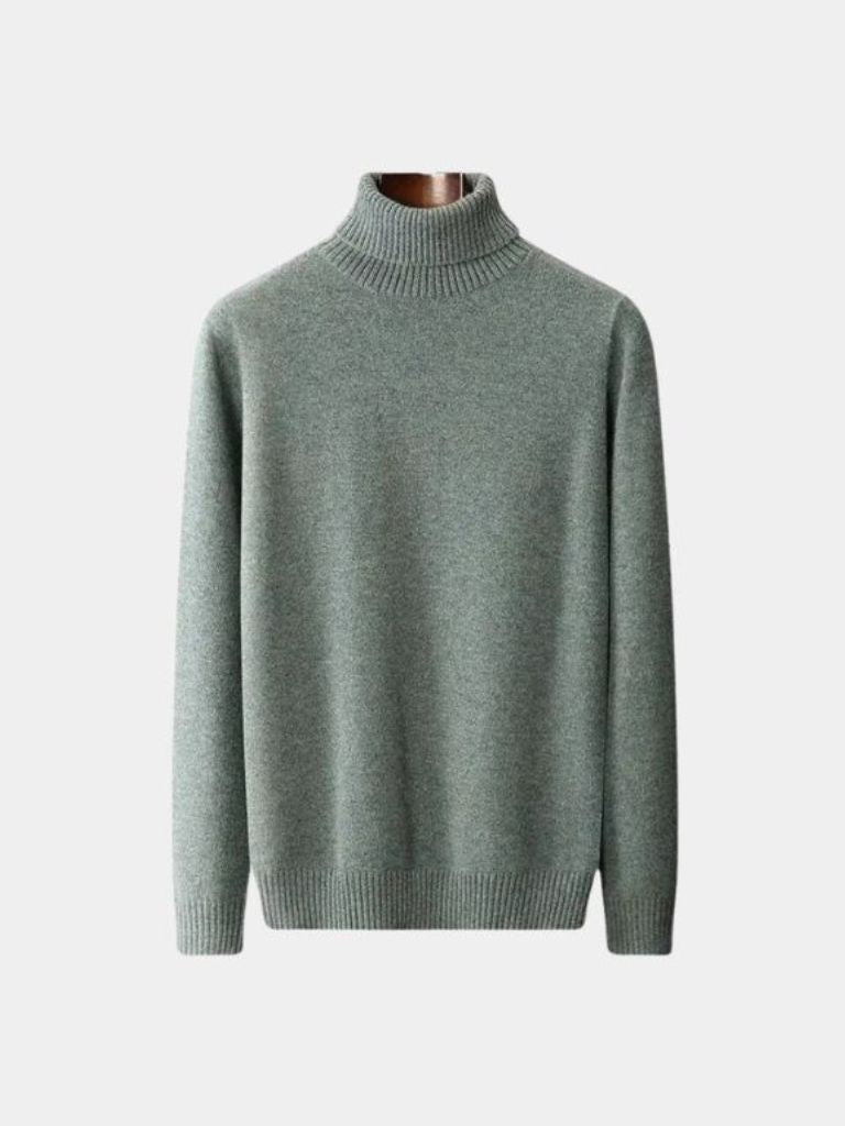 100% Merino Wool Turtleneck Sweater