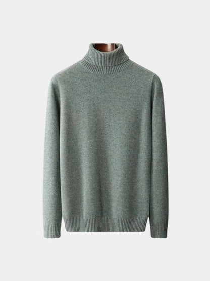 100% Merino Wool Turtleneck Sweater