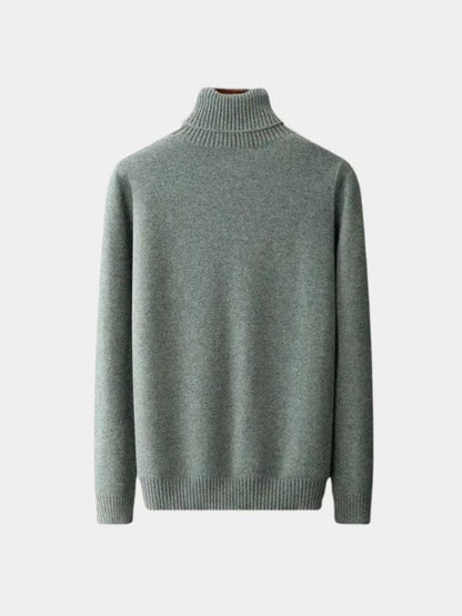 100% Merino Wool Turtleneck Sweater