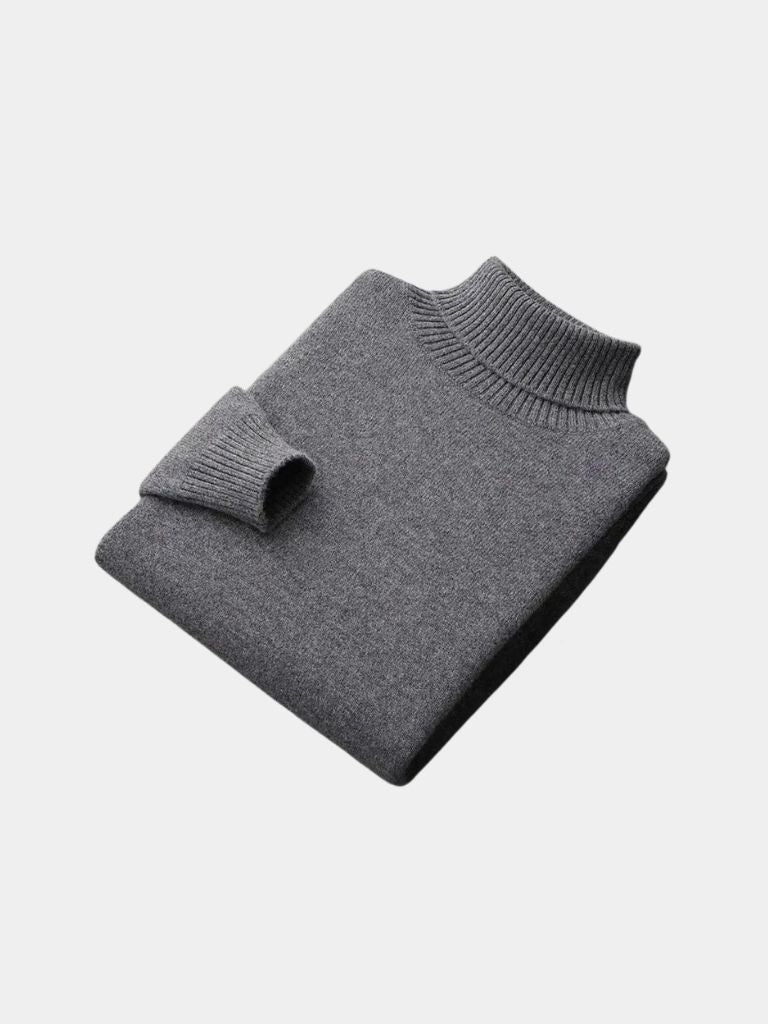 100% Merino Wool Turtleneck Sweater
