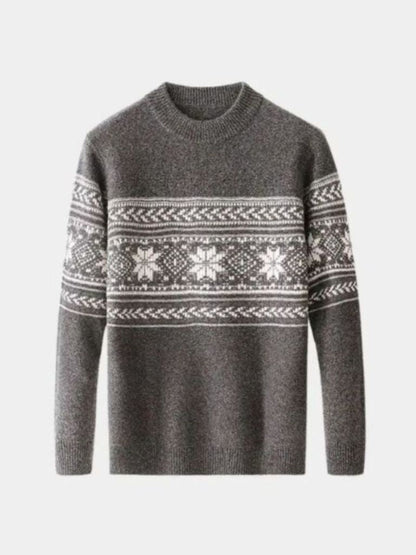 100% Wool Fair Isle Pullover Sweater Jumper