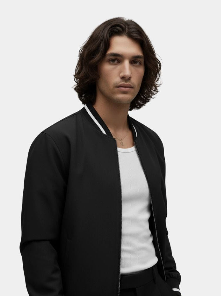 Casual Baseball Bomber Jacket - Berlin Standard