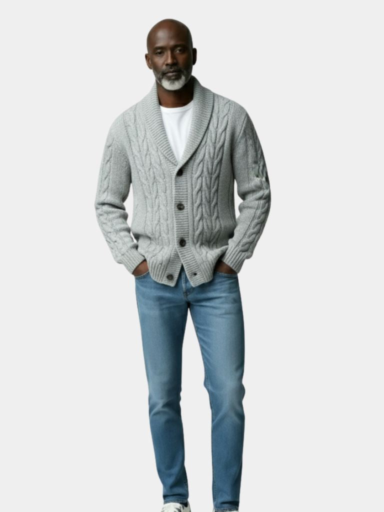 Men's Elegant Knit Cardigan