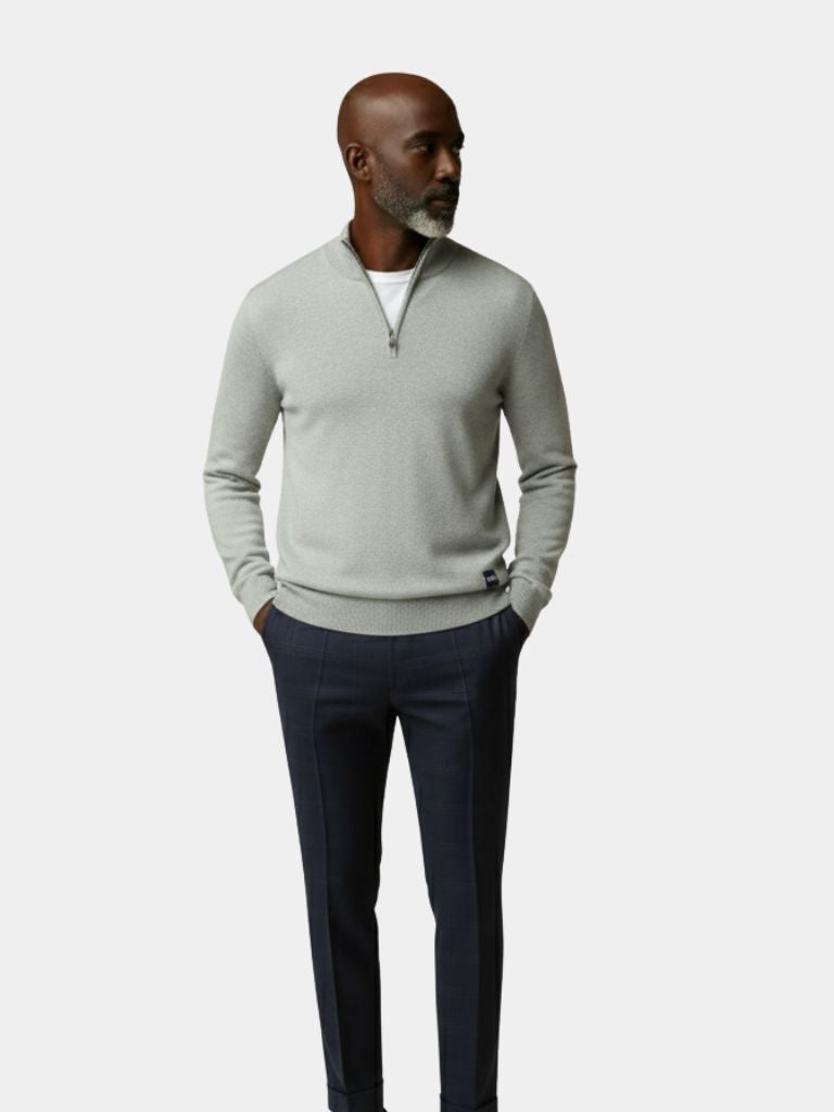 Half Zip Knitwear Pullover Sweater