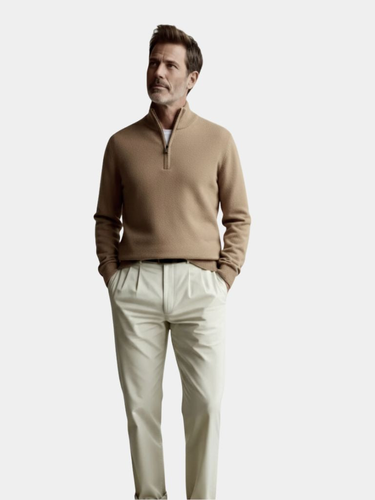 Merino Half Zip Sweater