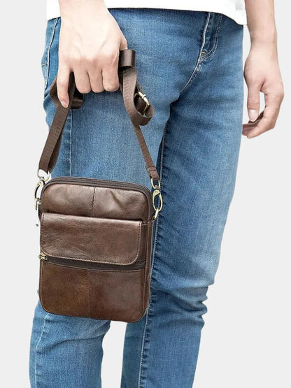 Essential Leather Shoulder Bag