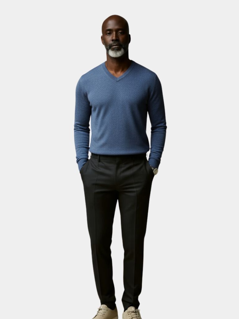 Cashmere V Neck Knitwear Sweater