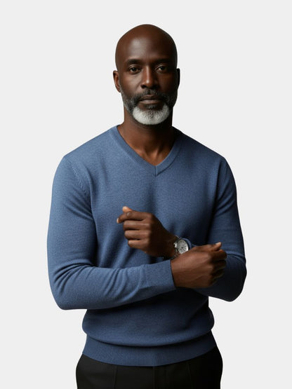 Cashmere V Neck Knitwear Sweater