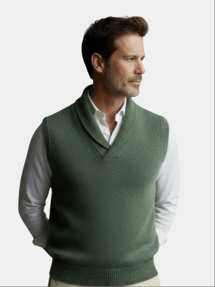 British Knit Vest Waistcoat