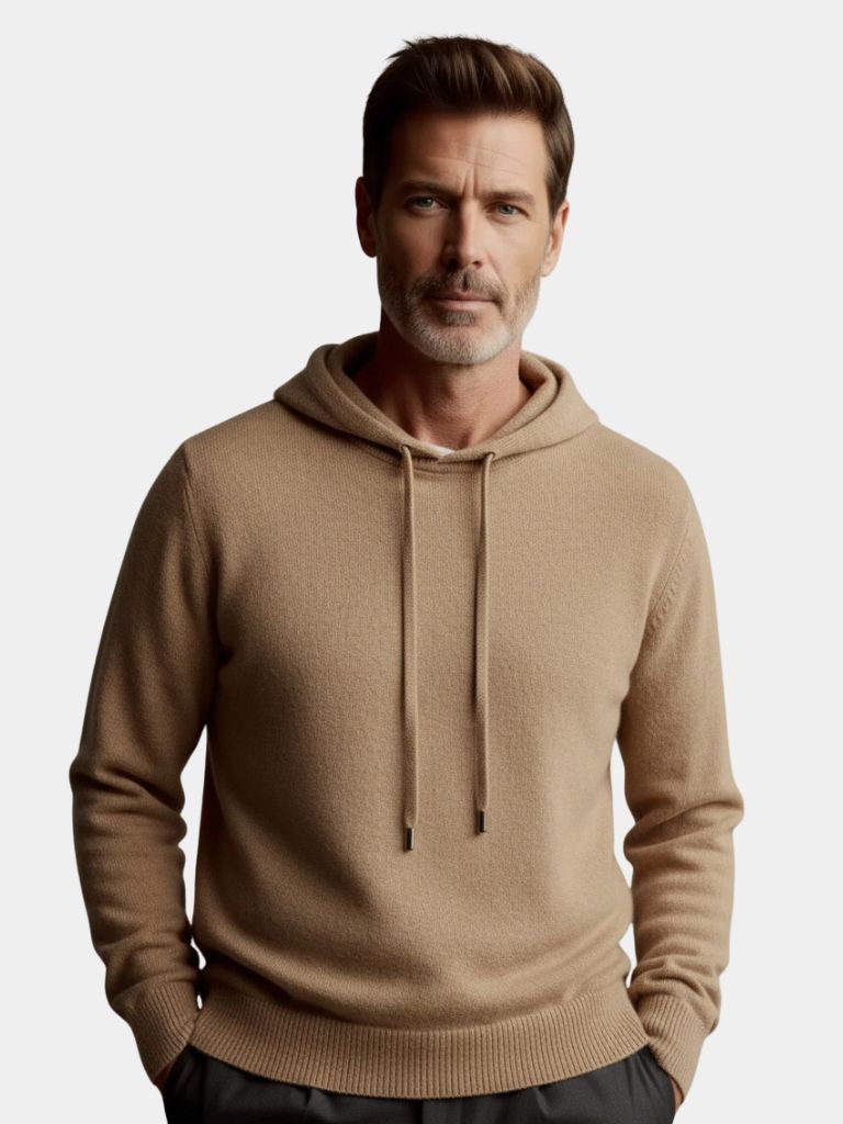 100% Cashmere Hooded Sweater