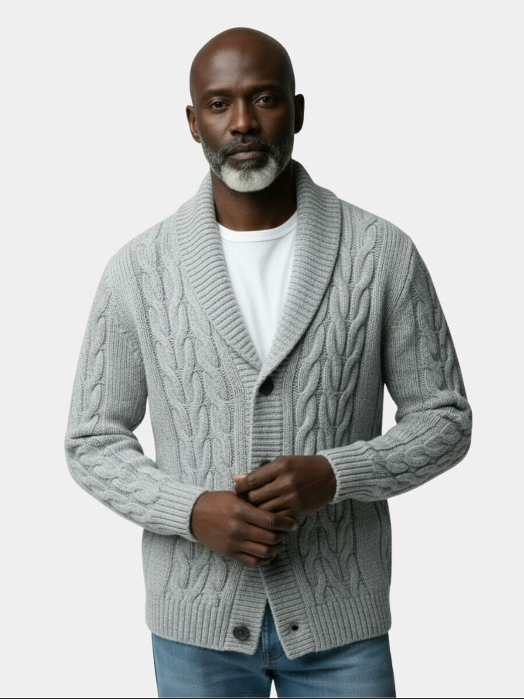 Men's Elegant Knit Cardigan