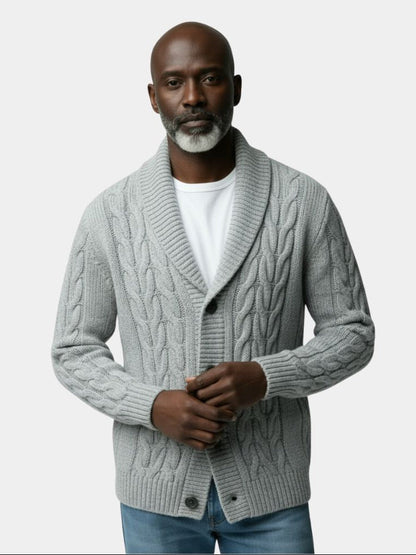 Men's Elegant Knit Cardigan