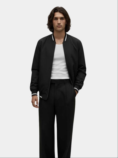 Casual Baseball Bomber Jacket - Berlin Standard