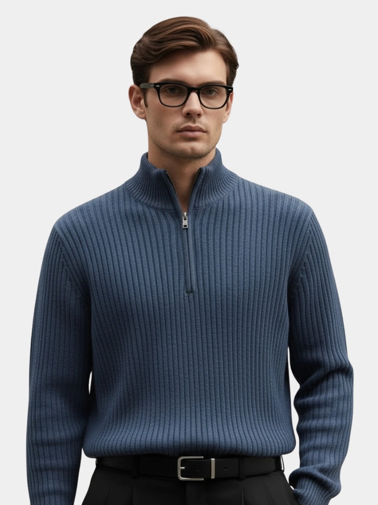 Classic Highland Quarter-Zip Sweater