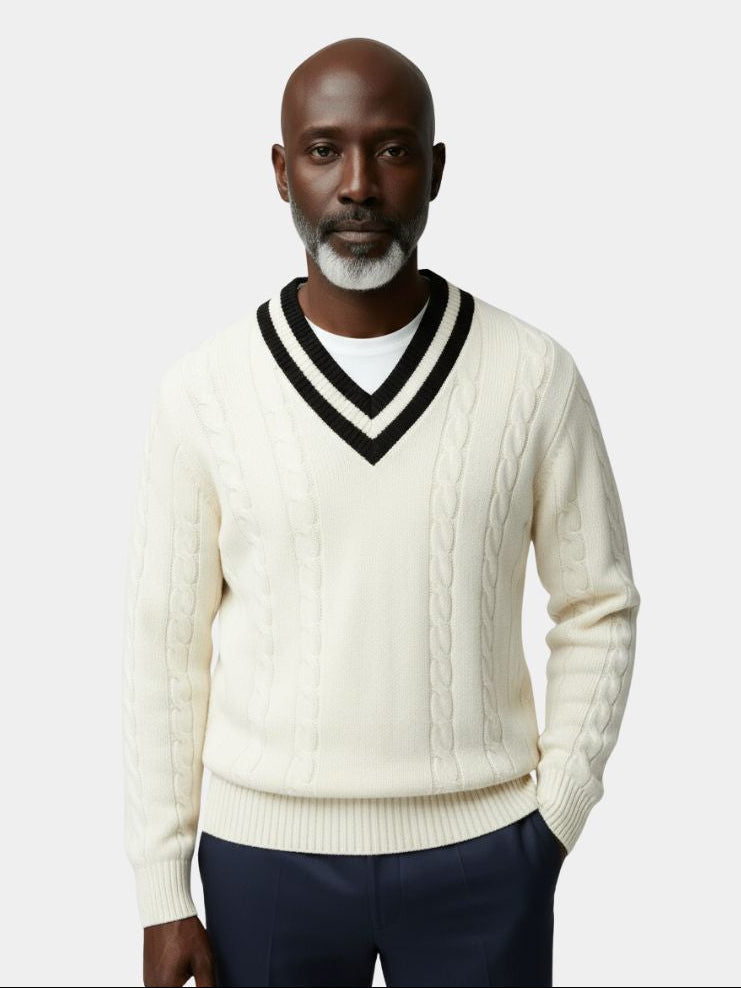 Minimalist V-Neck Sweater