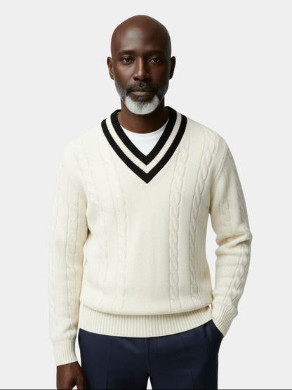 Minimalist V-Neck Sweater