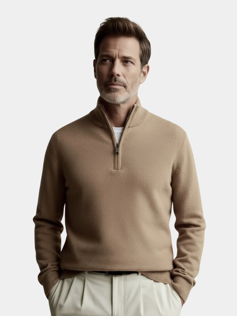 Merino Half Zip Sweater