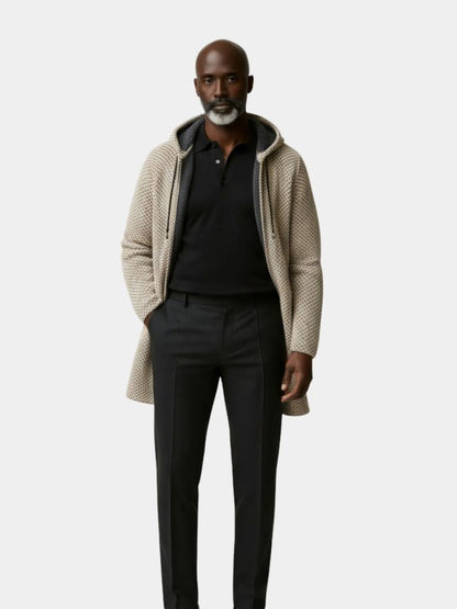 Lugano Knitted Hooded Winter Coat