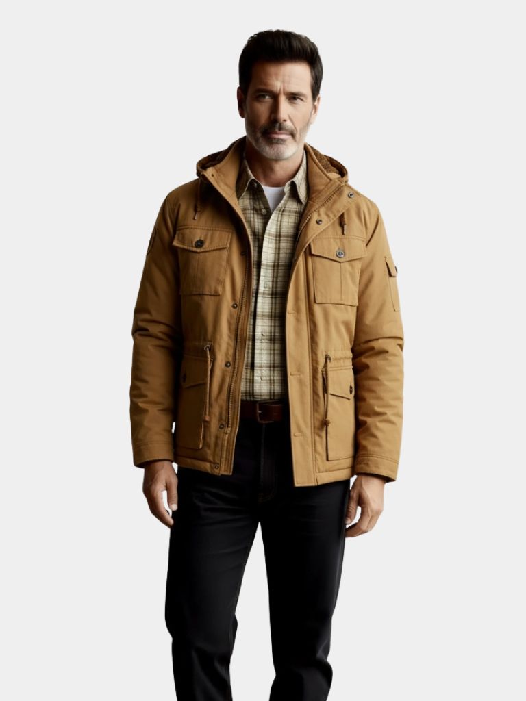 Fleece Hooded Bomber Jacket