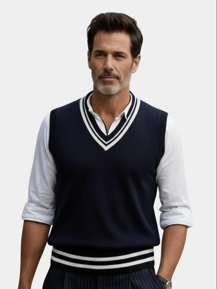 Old Money Essential Knit Vest