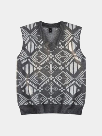 Academic Retro Knit Vest