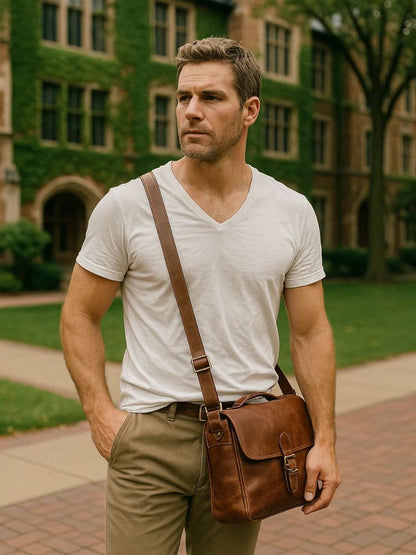 Albo Classic Linen V Neck T-Shirt