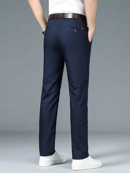 Bamboo Fiber Minimalist Straight Trousers