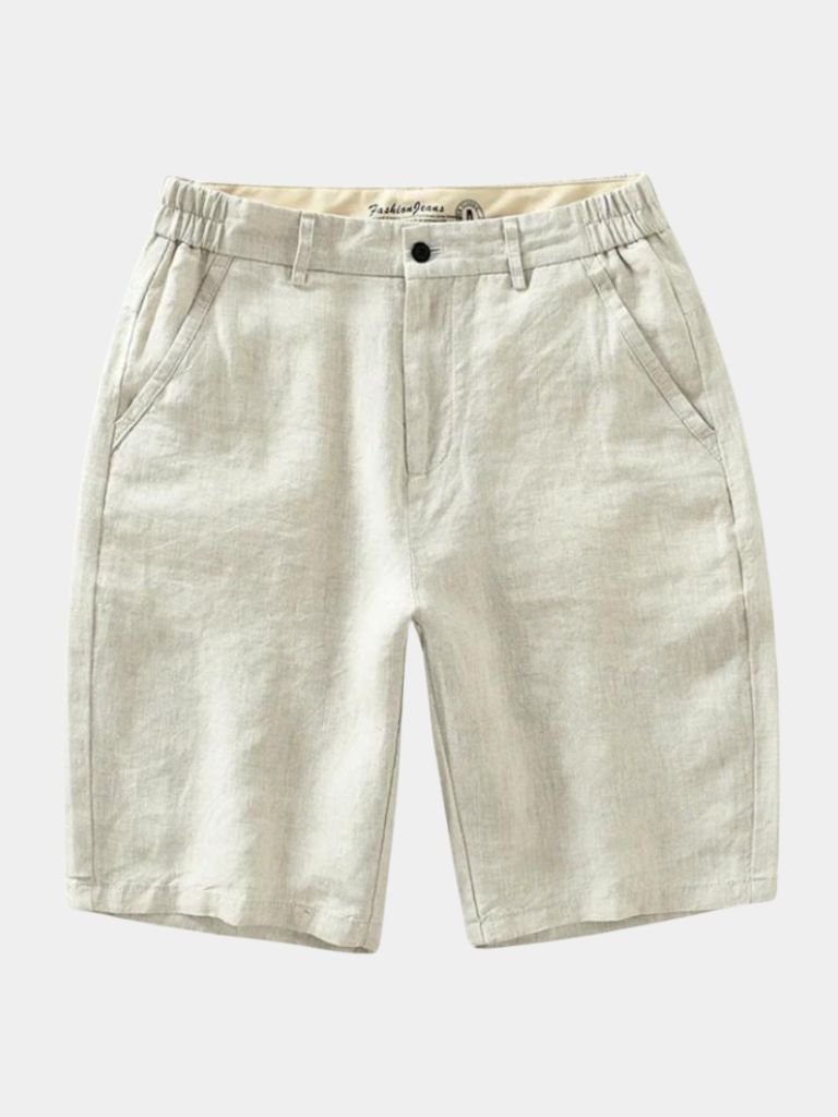 Bleu Horizon Linen Shorts