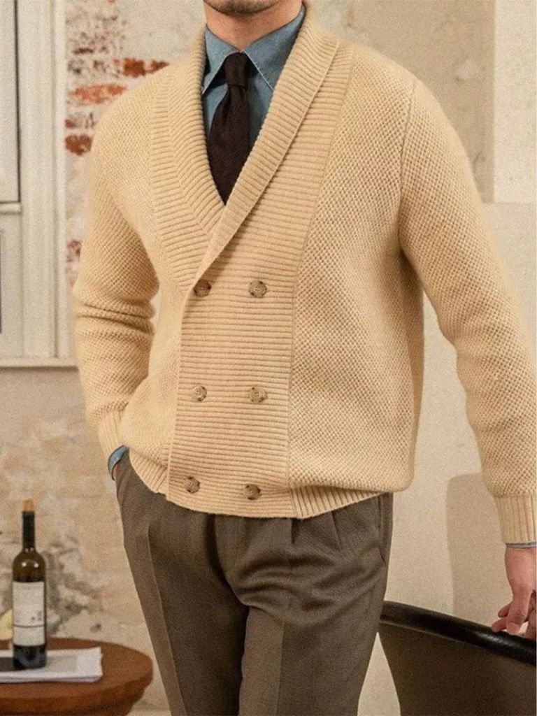 British Elegant Knit Cardigan
