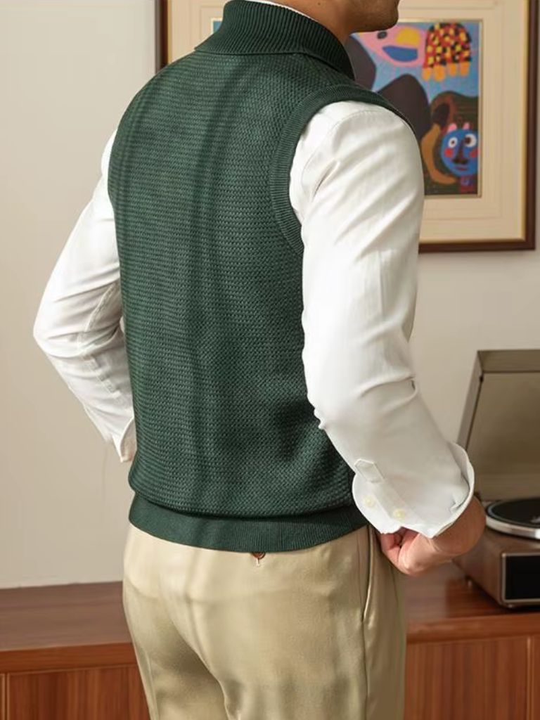 British Knit Vest Waistcoat