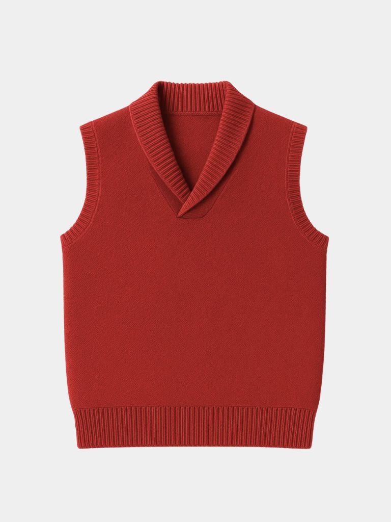 British Knit Vest Waistcoat