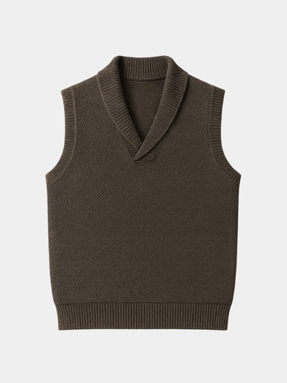 British Knit Vest Waistcoat