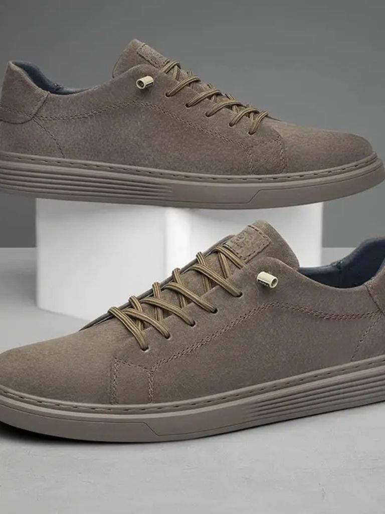 Brown Suede Leather Shoes