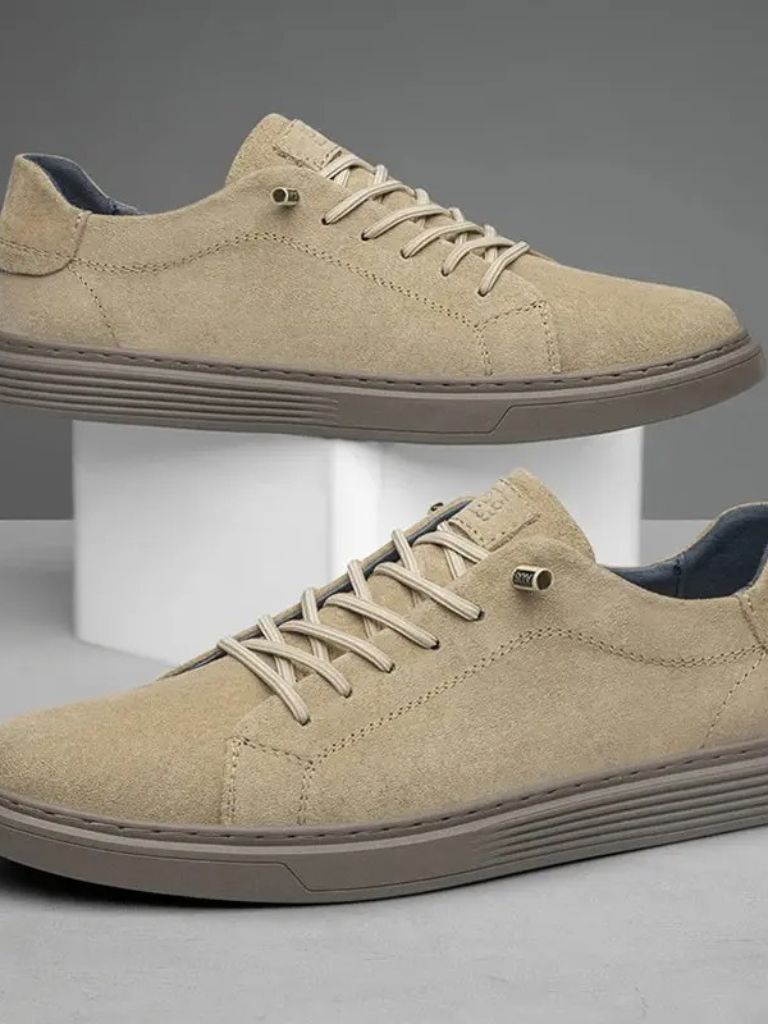 Brown Suede Leather Shoes