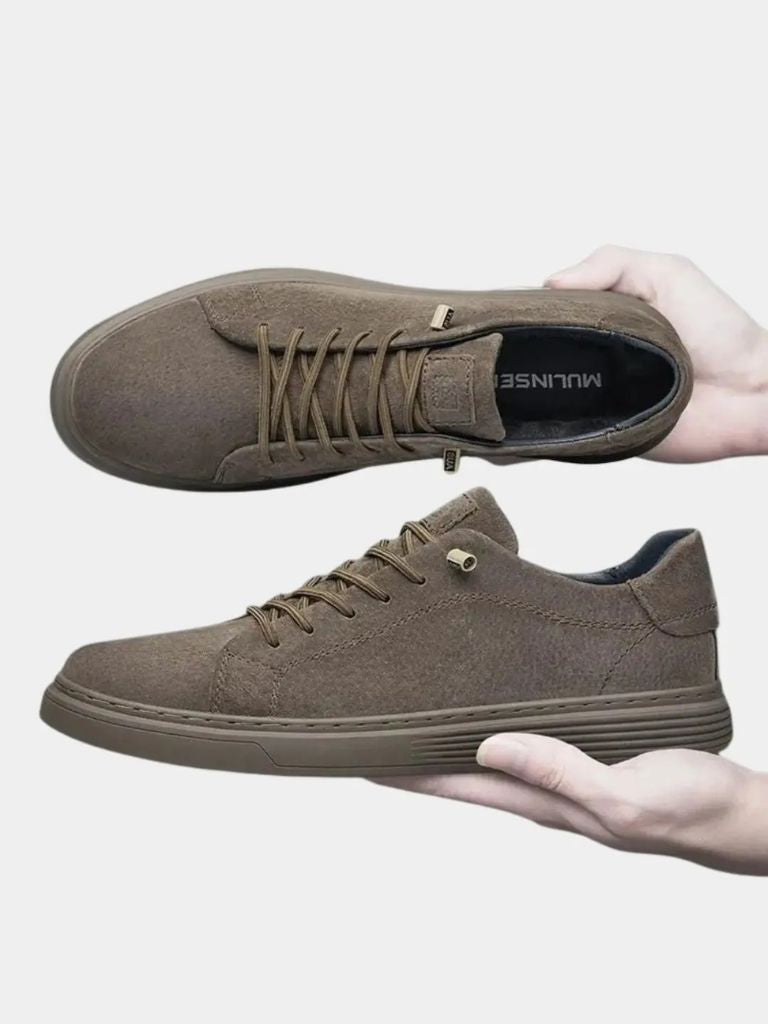 Brown Suede Leather Shoes