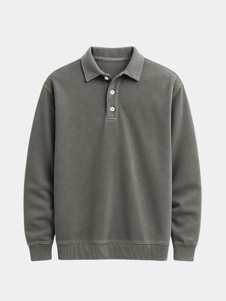 Canyon Mist Long Sleeve Polo Shirt