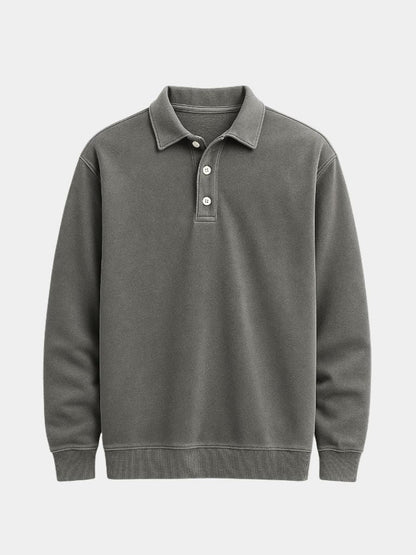 Canyon Mist Long Sleeve Polo Shirt