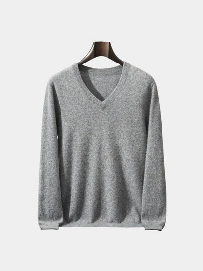 Cashmere V Neck Knitwear Sweater