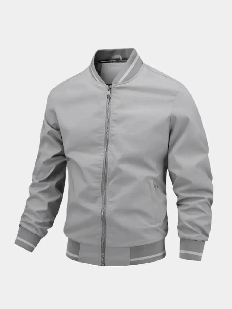 Casual Baseball Bomber Jacket - Berlin Standard