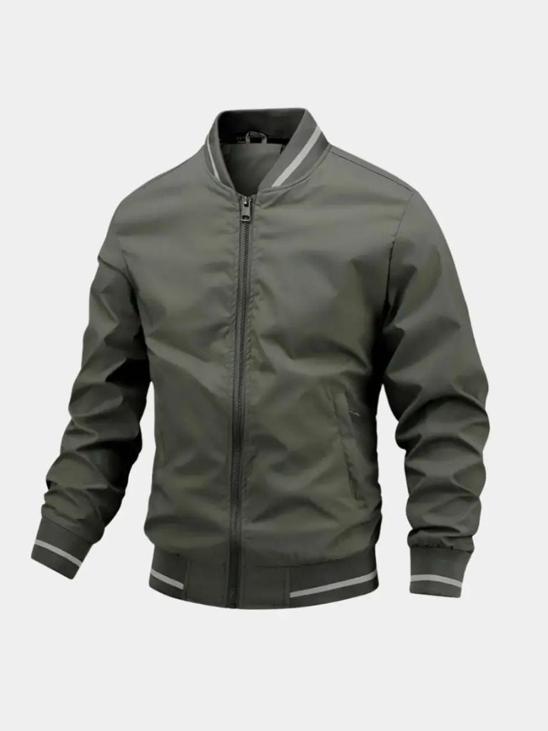 Casual Baseball Bomber Jacket - Berlin Standard