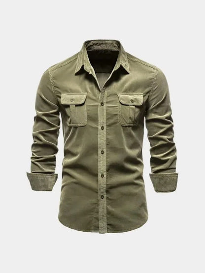 Casual Business Corduroy Shirt