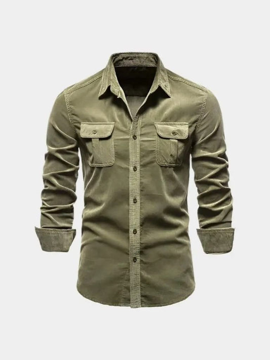 Casual Business Corduroy Shirt