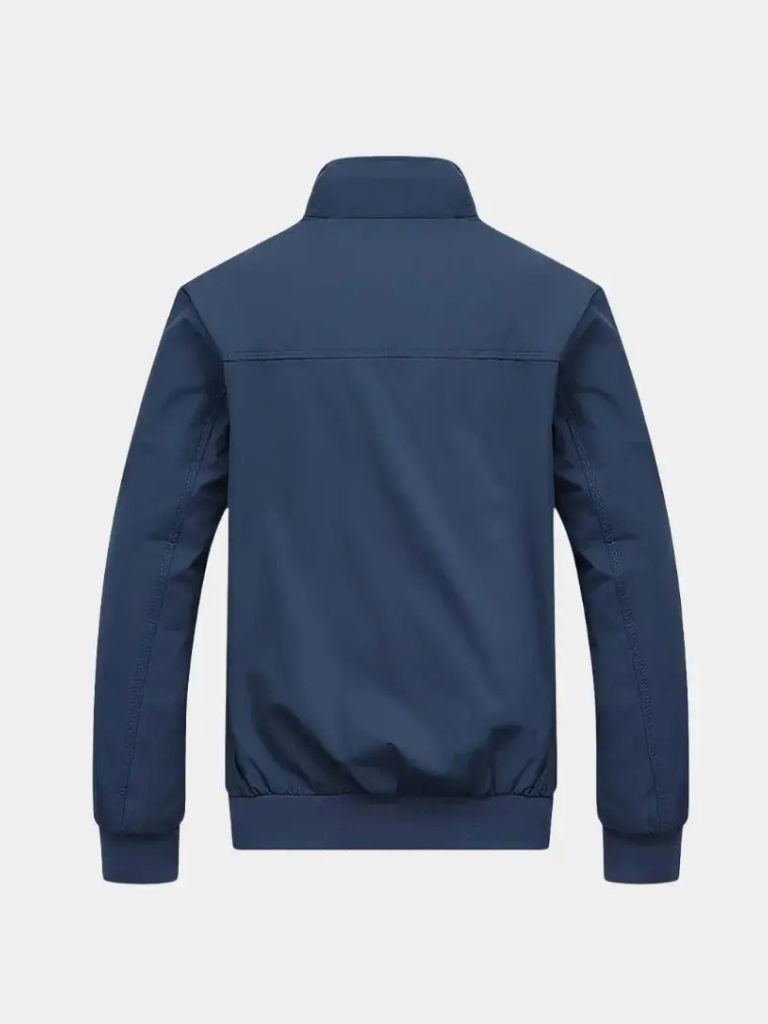 Casual Solid Bomber Jacket - Berlin Standard